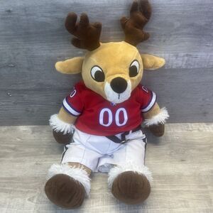 Reindeer Football Jersey Pants Stuffed Teddy Mountain Deer Plush 16 Inch
